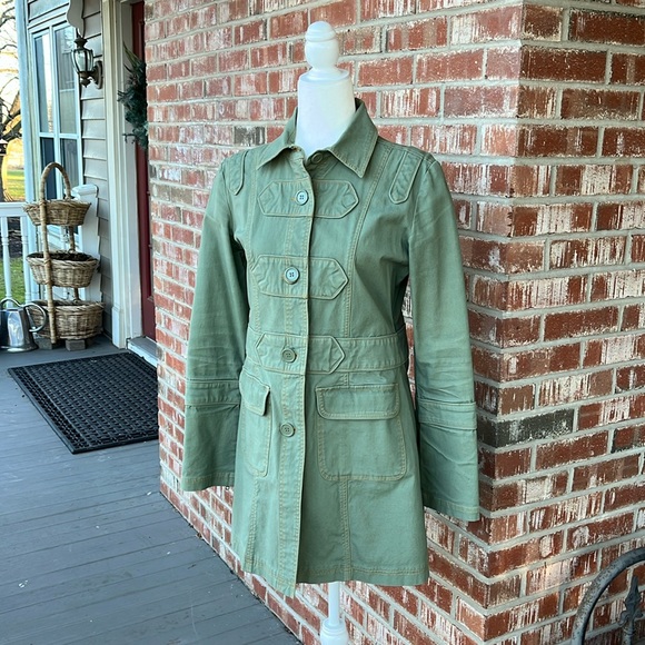 Tulle Jackets & Blazers - Vintage Tulle jacket Size L True Sage Green color- exc like new condition